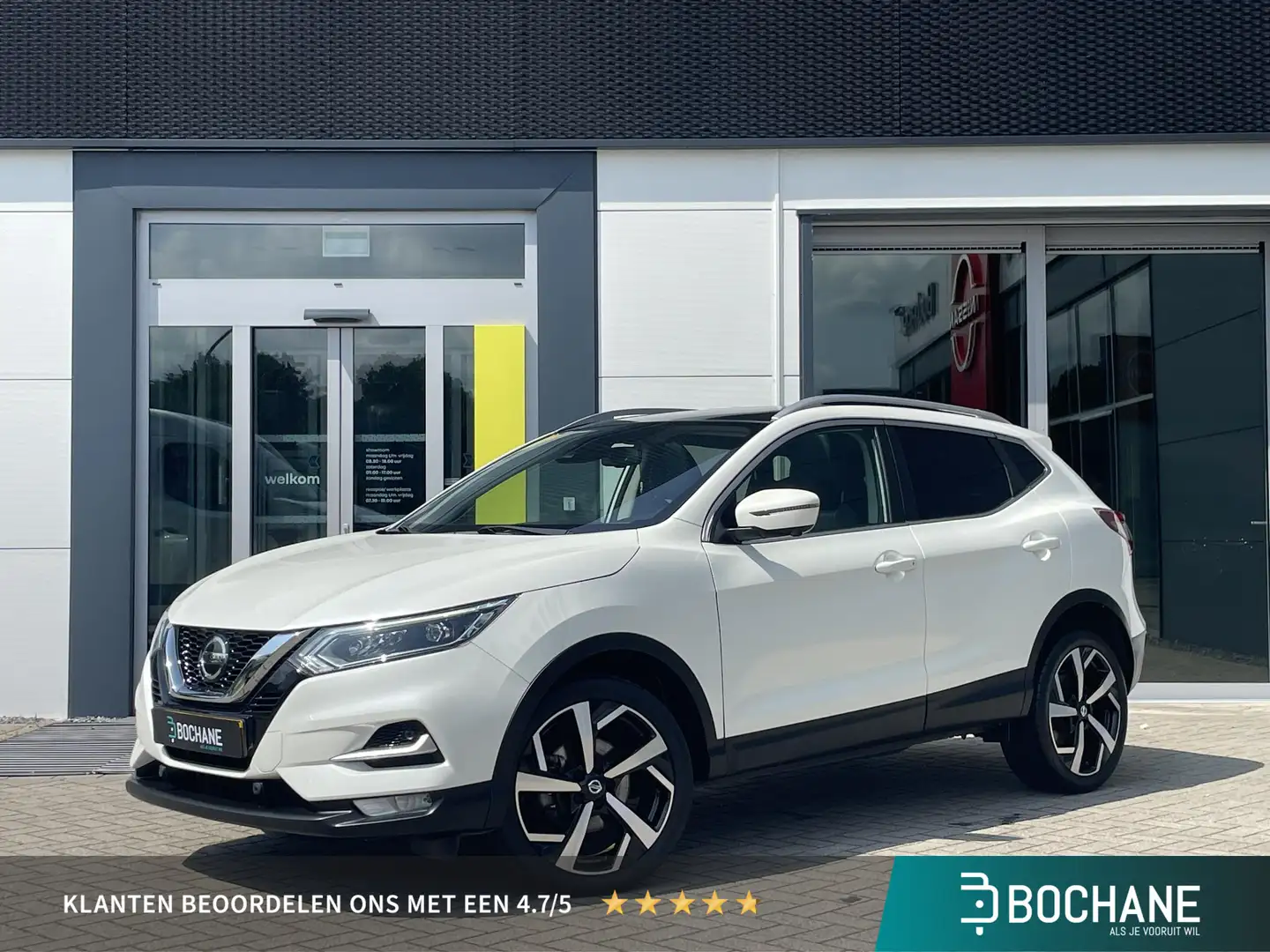 Nissan Qashqai 1.3 DIG-T Premium Edition Weiß - 1