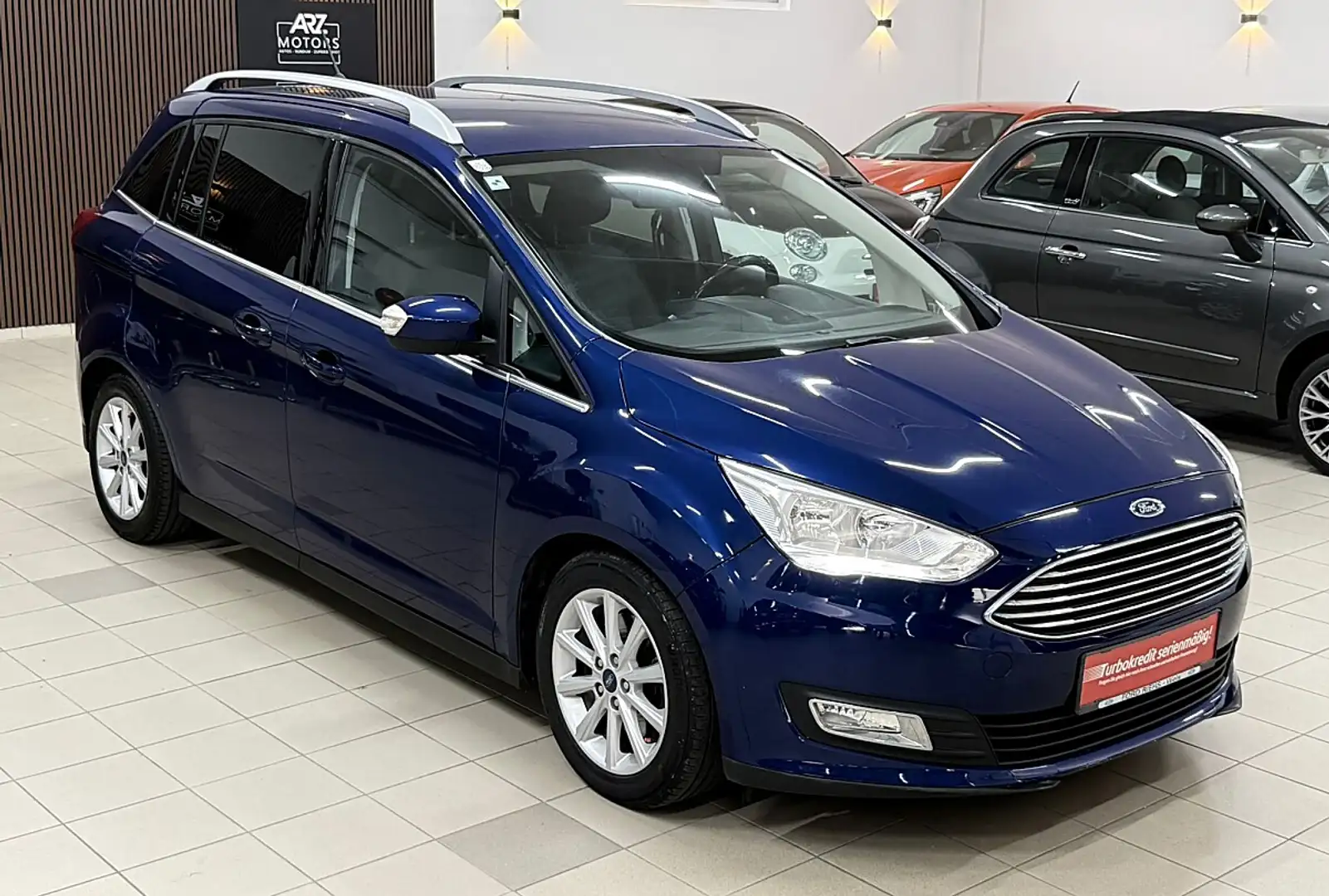 Ford Grand C-Max Grand C-MAX Titanium 1,5 TDCi Powershift * Ver... Blau - 2