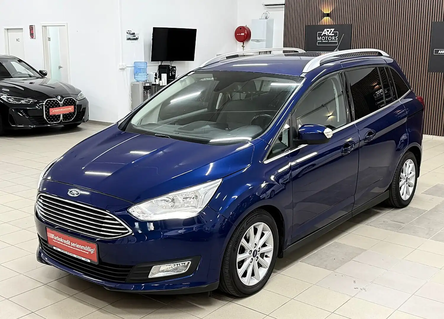 Ford Grand C-Max Grand C-MAX Titanium 1,5 TDCi Powershift * Ver... Blau - 1