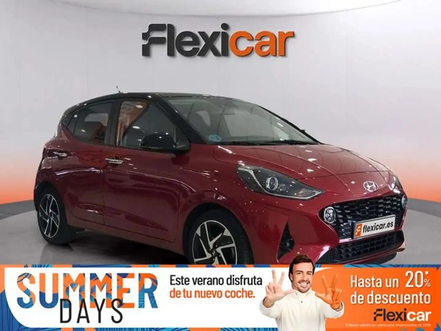 Hyundai i10 1.2 MPI Tecno 2C Aut. Burdeos - 1
