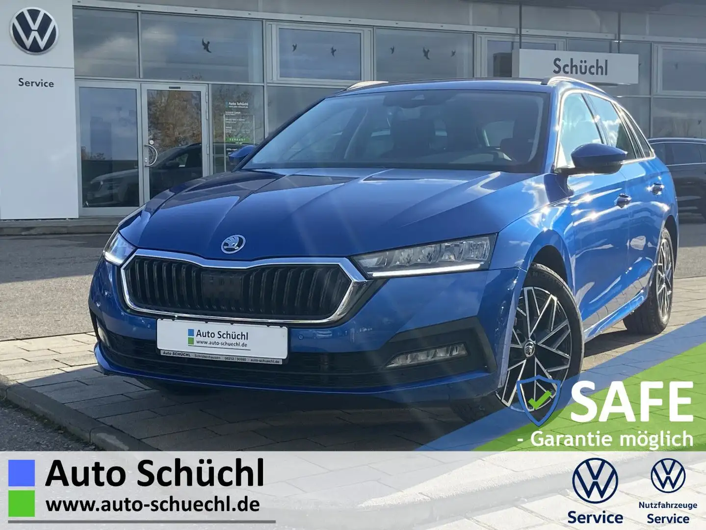 Skoda Octavia Combi 1.5 TSI e-TEC DSG 17"+TEIL-LEDER+N Blau - 1