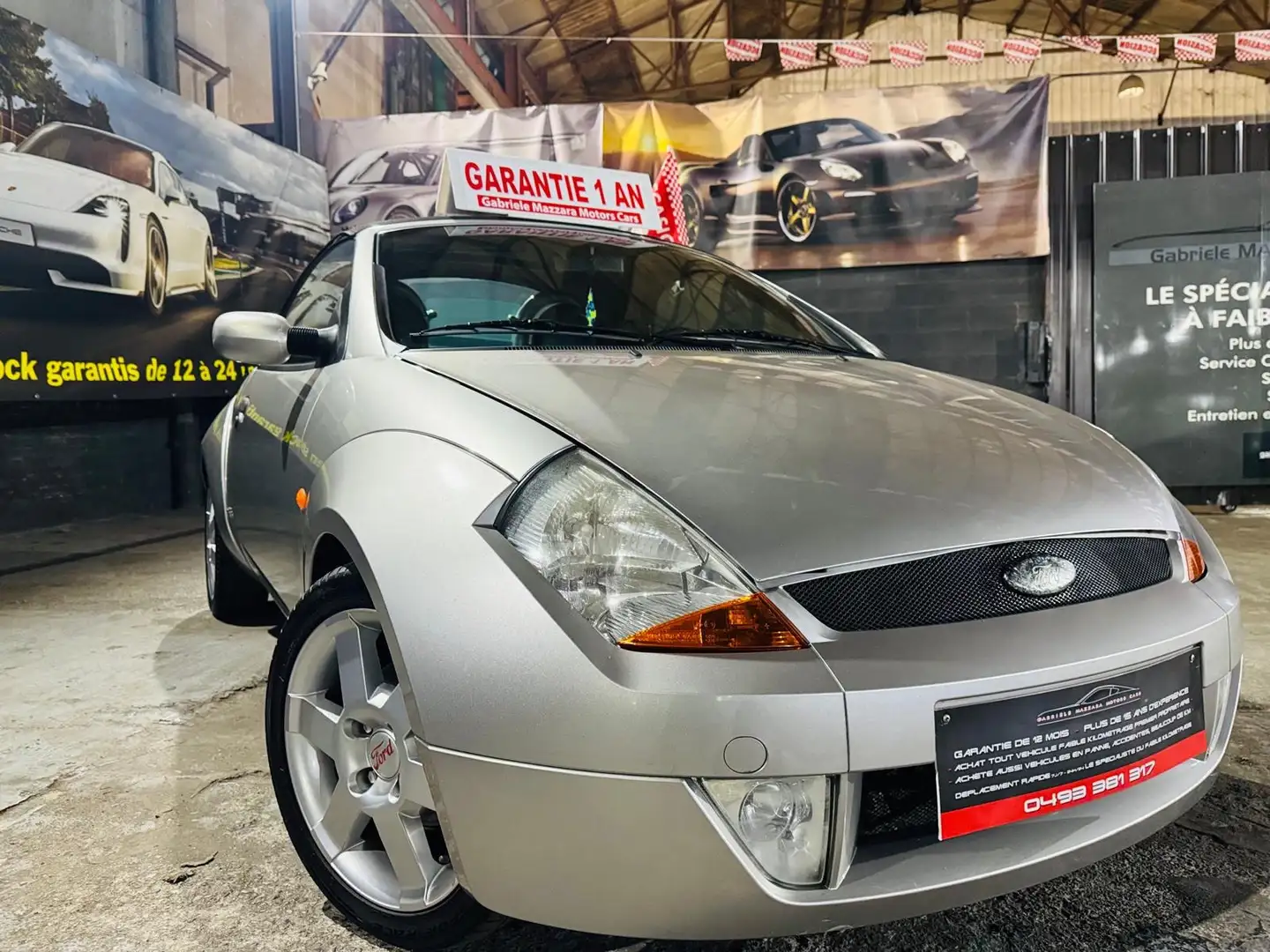 Ford Streetka StreetKa 1.6i - Cuir - Airco - J.A Gris - 2