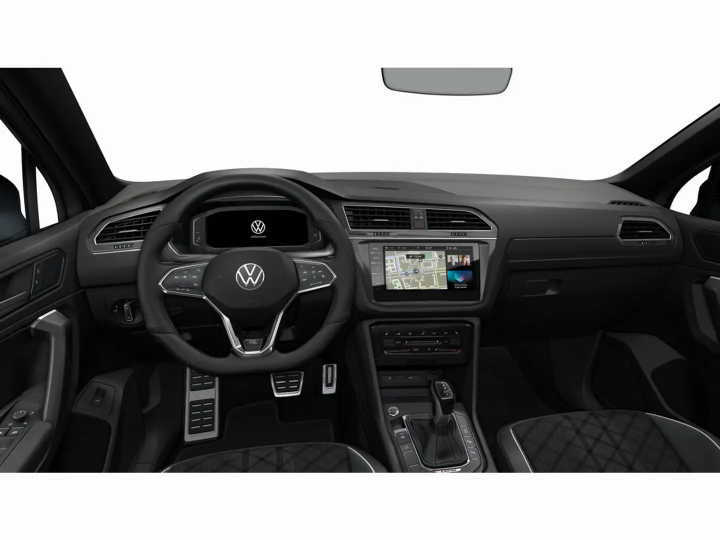 Volkswagen Tiguan Allspace 2.0 TDI 4M R-Line "Black Style" Silber - 2