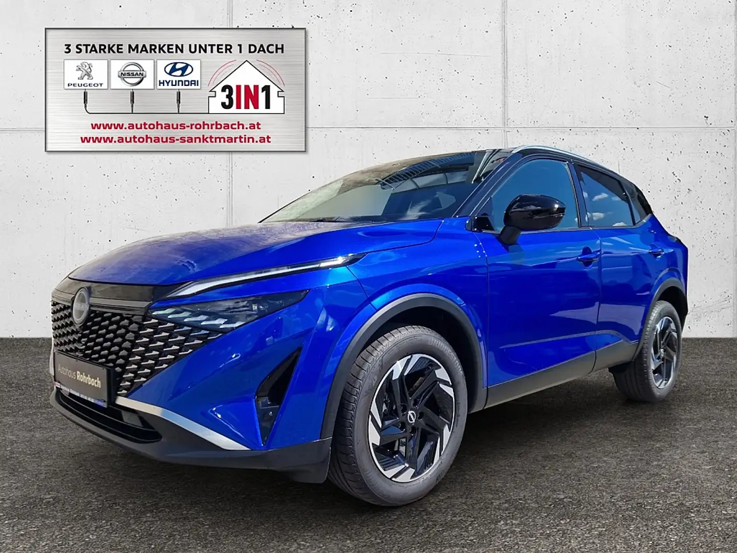 Nissan Qashqai 1,3 DIG-T MHEV N-Connecta+ Xtronic / Neuwagen Blau - 1