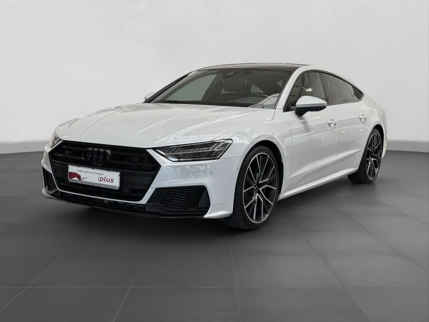 Audi S7 3.0 TDI Q LEDER HuD LM21 MATRIX Weiß - 2