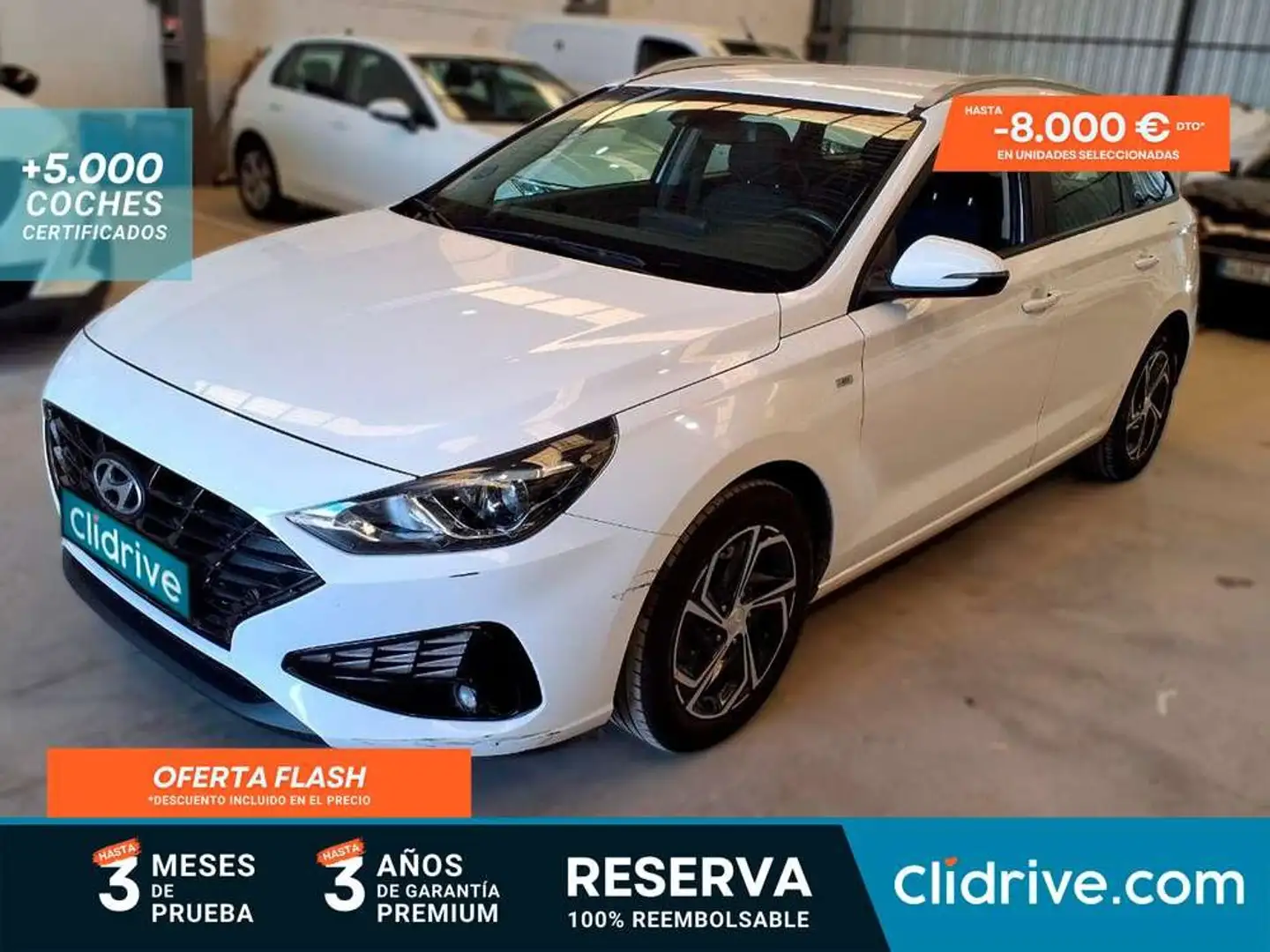 Hyundai i30 5P TGDI 1.0 120CV 48V KLASS Blanco - 1