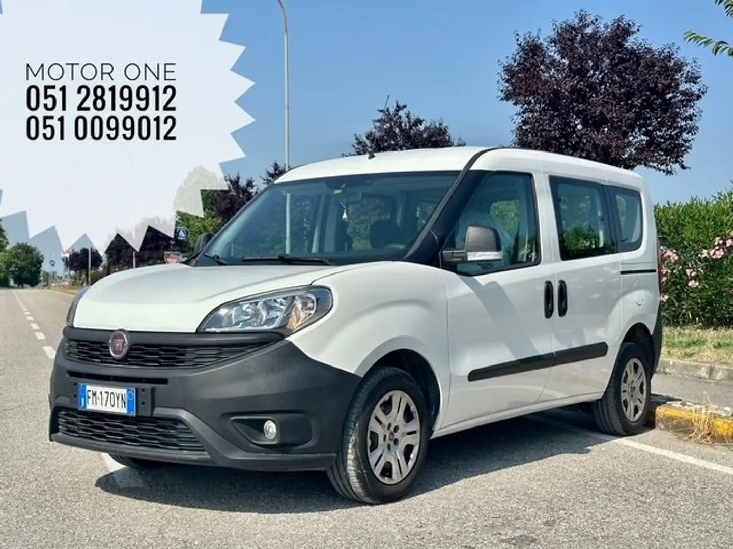 Fiat Doblo AUTOCARRO 5 POSTI N1 EUR 6 Blanco - 1