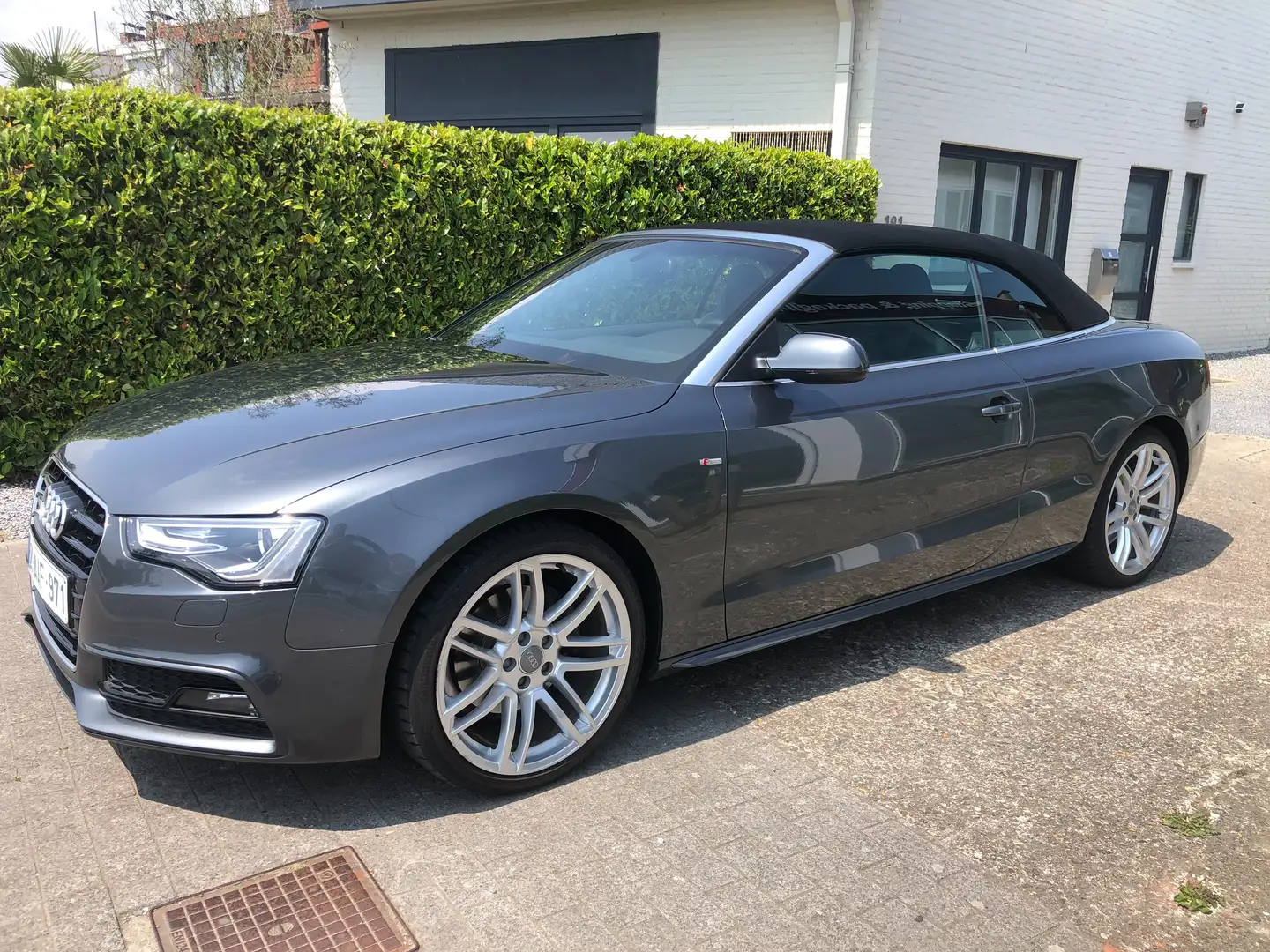 Audi A5 Cabriolet 1.8 TFSI S line sport plus 52910 km !!! Grijs - 1