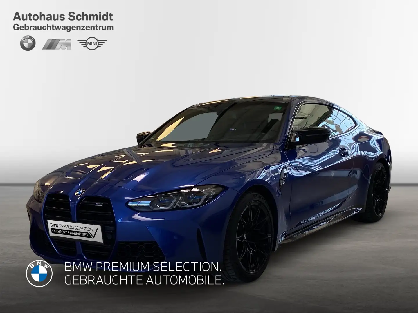BMW M4 Competition Coupé *LC Prof.*HUD*H/K*DAB*Laser*Driv Blauw - 1