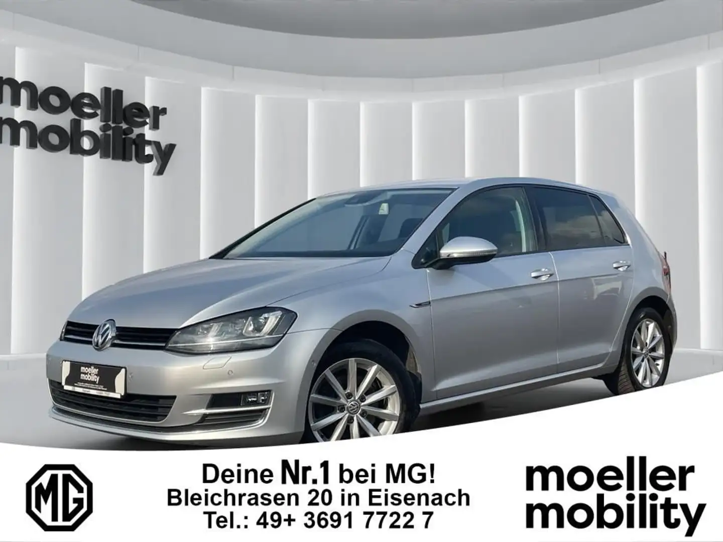 Volkswagen Golf 1.4 16V TSI ACT Lounge Navi, R.-Kamera Silber - 1