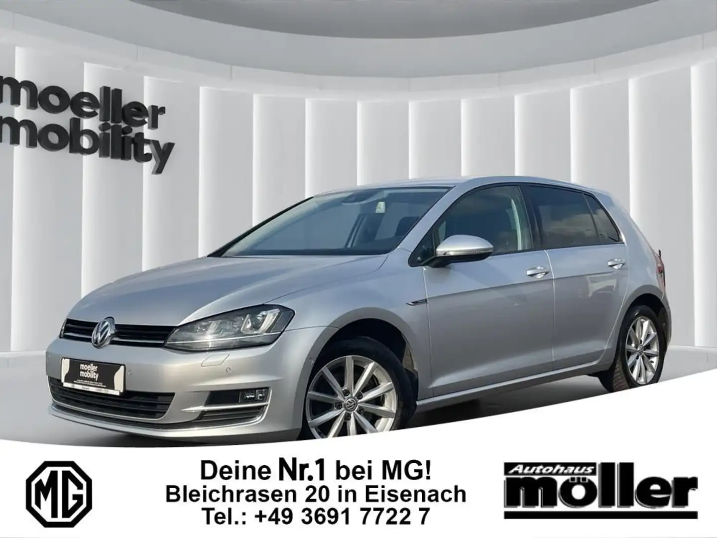 Volkswagen Golf 1.4 16V TSI ACT Lounge Navi, R.-Kamera Argent - 1