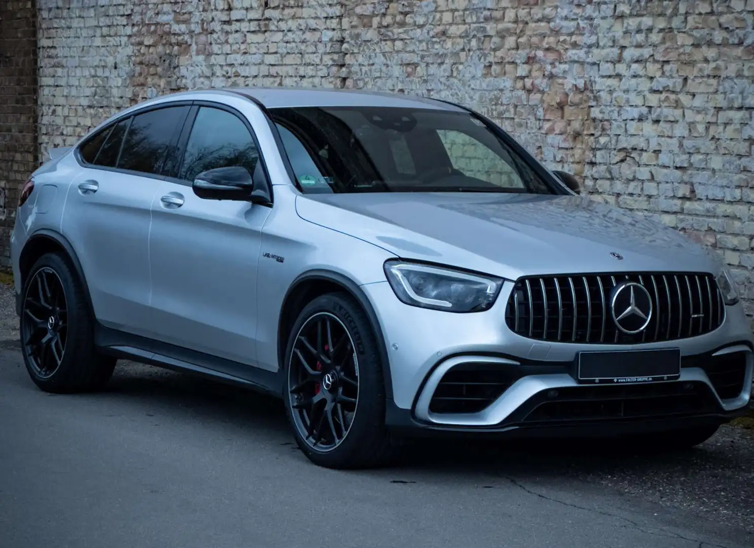 Mercedes-Benz GLC 63 AMG GLC 63 S AMG ACC LED NAVI CARPLAY PERF B&.O MWST, Srebrny - 1