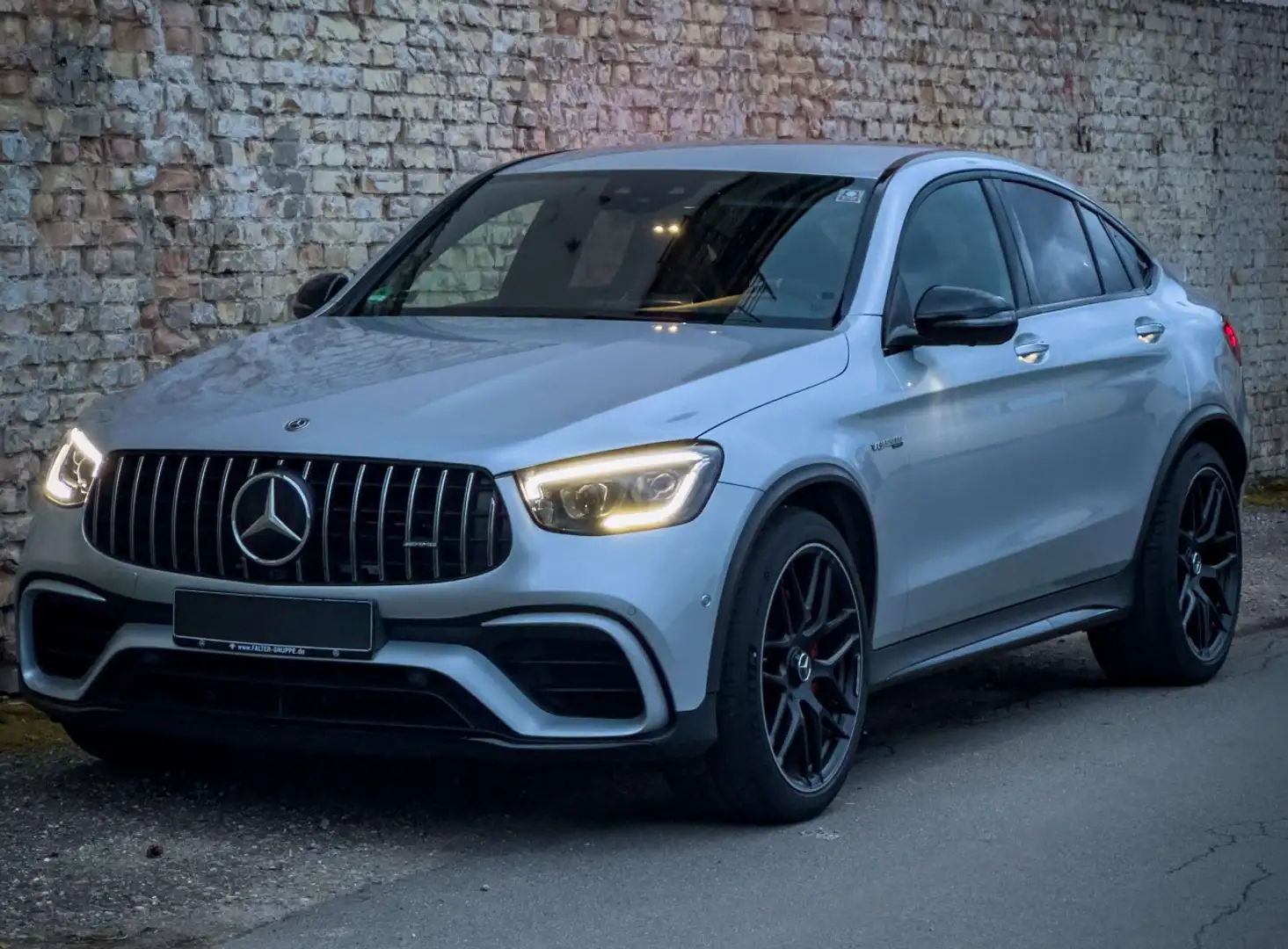 Mercedes-Benz GLC 63 AMG GLC 63 S AMG ACC LED NAVI CARPLAY PERF B&.O MWST, Srebrny - 2