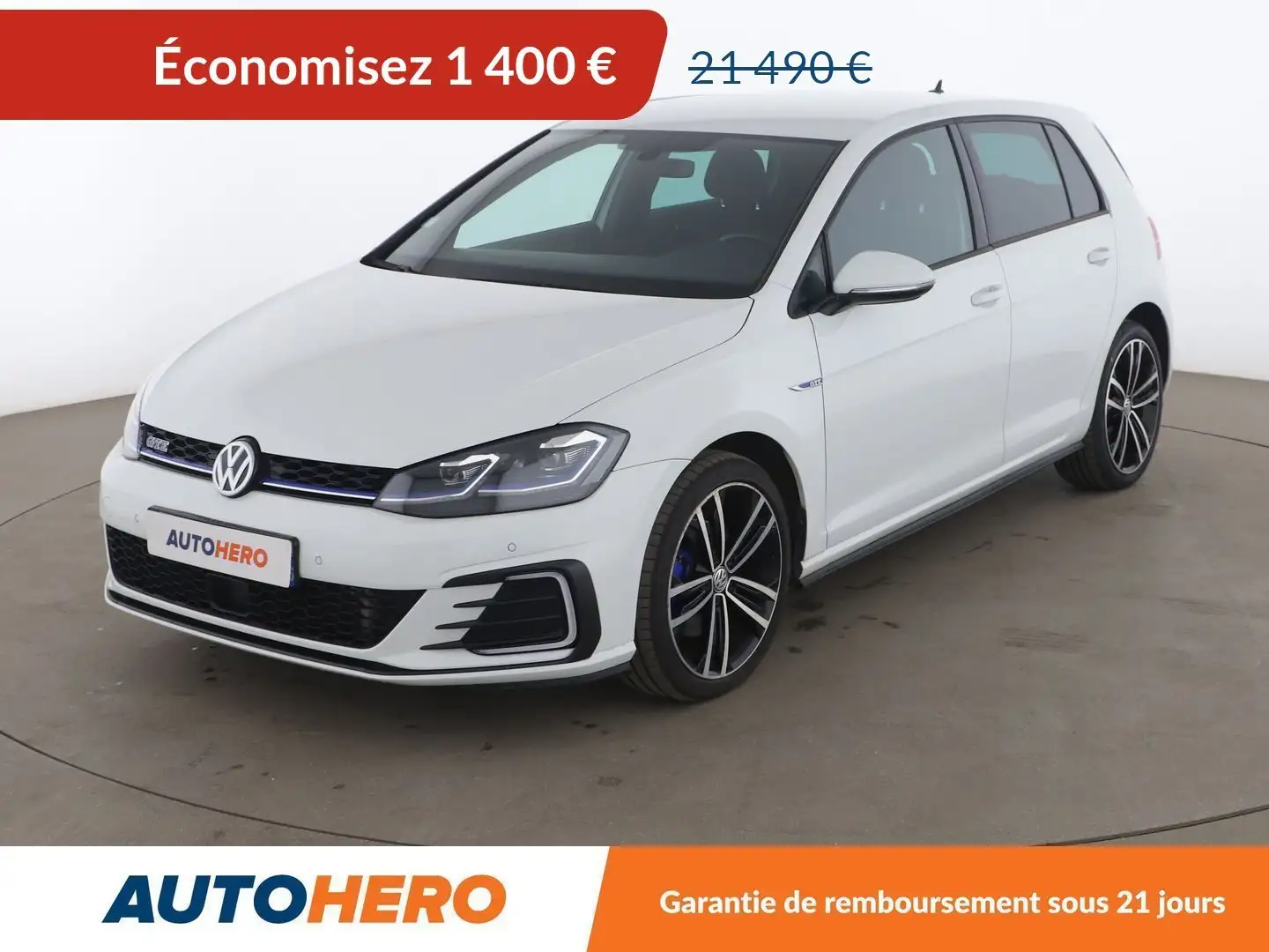 Volkswagen Golf 1.4 TSI GTE DSG6 Blanc - 1