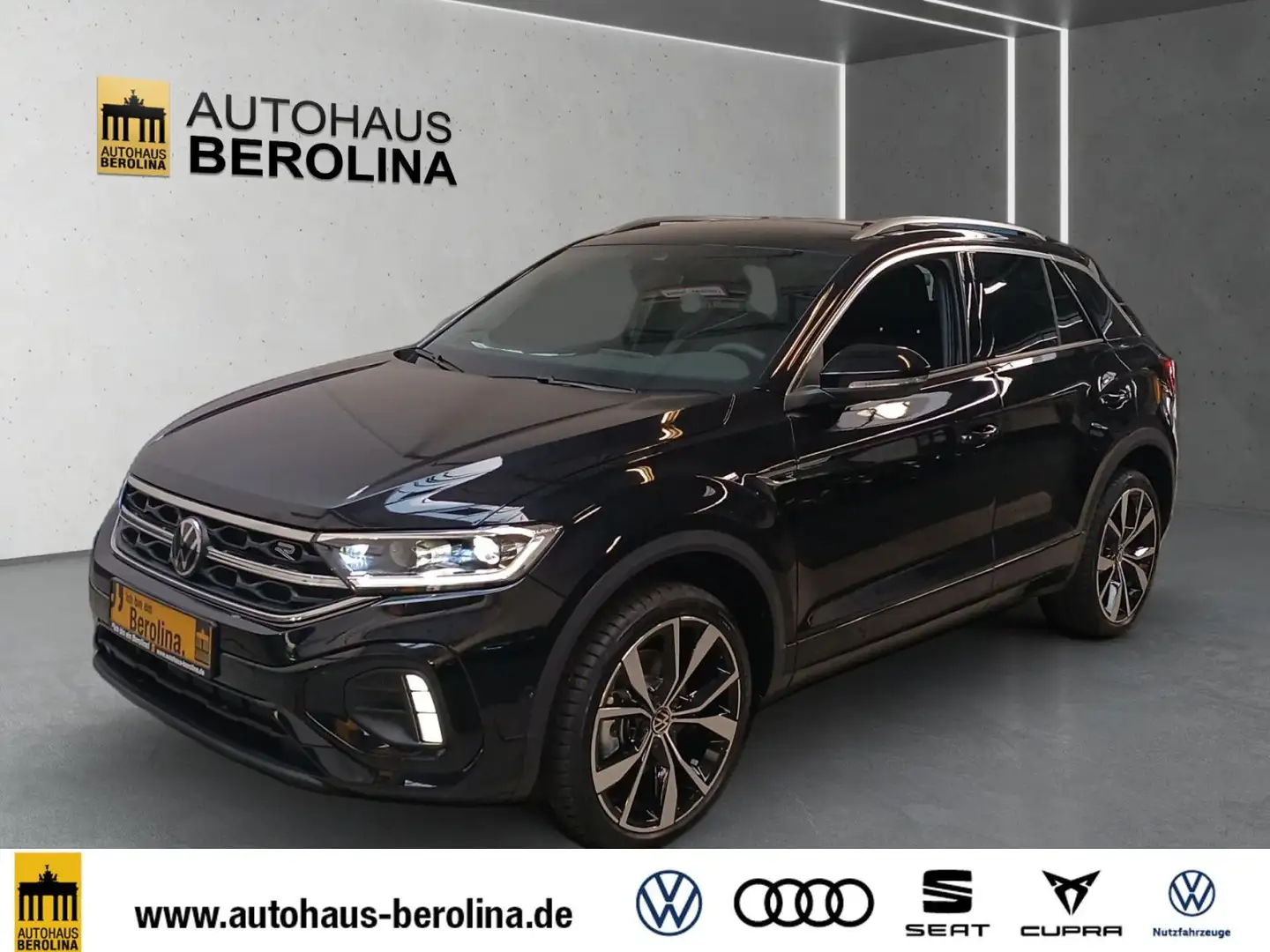 Volkswagen T-Roc 2.0 TSI 4M R-Line DSG *IQ.DRIVE*LED+*AHK* Schwarz - 2