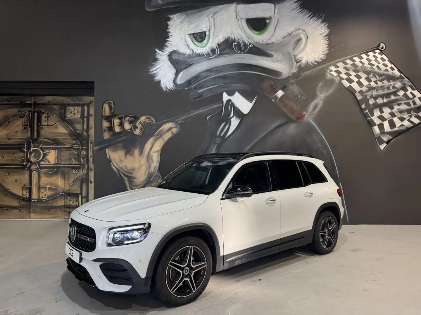 Mercedes-Benz GLB 200 200 d AMG Line 7 places premium plus attelage Blanco - 1