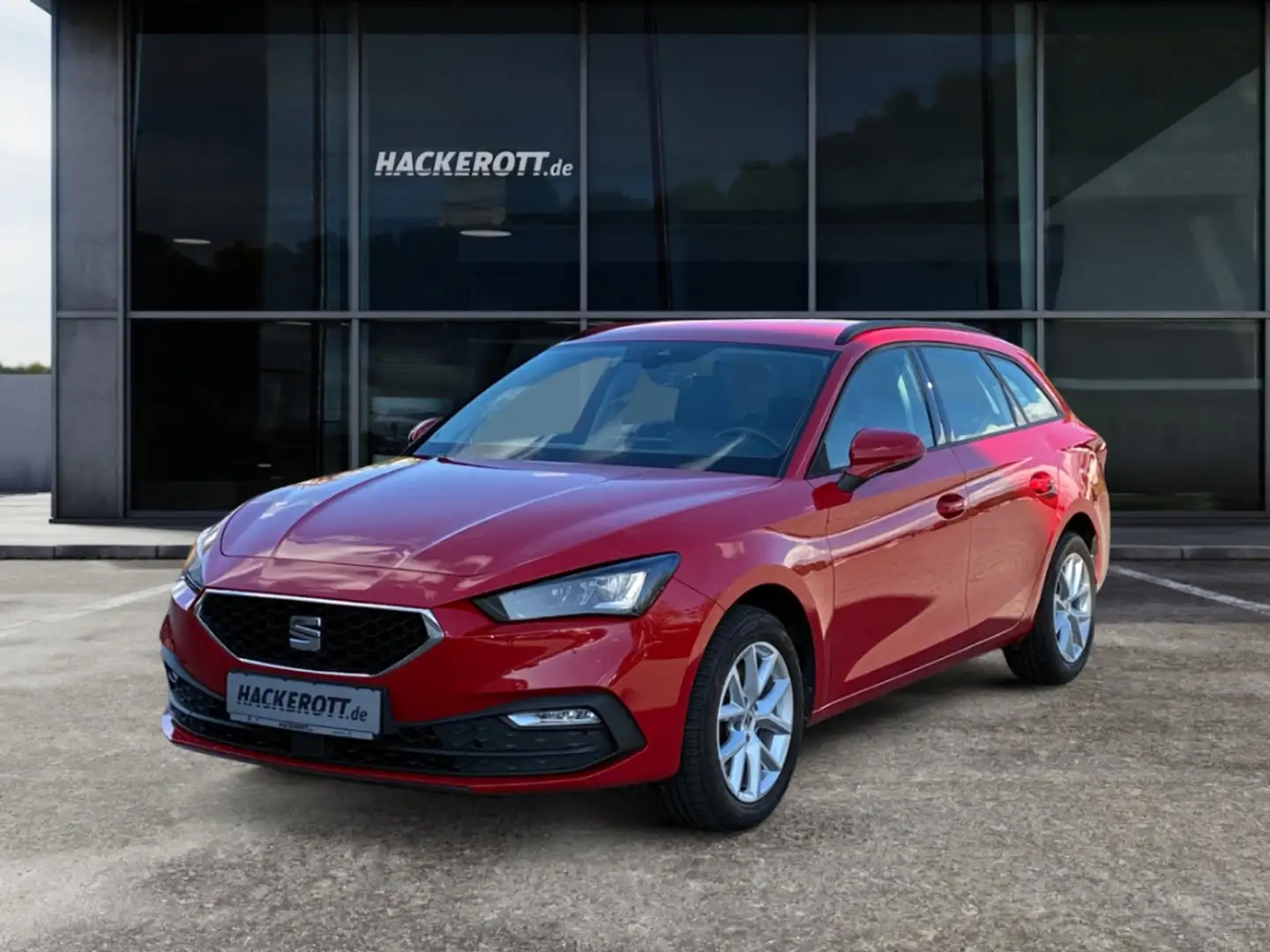 SEAT Leon Sportstourer Style 2.0 TDI DSG LED Navi ACC Rojo - 1