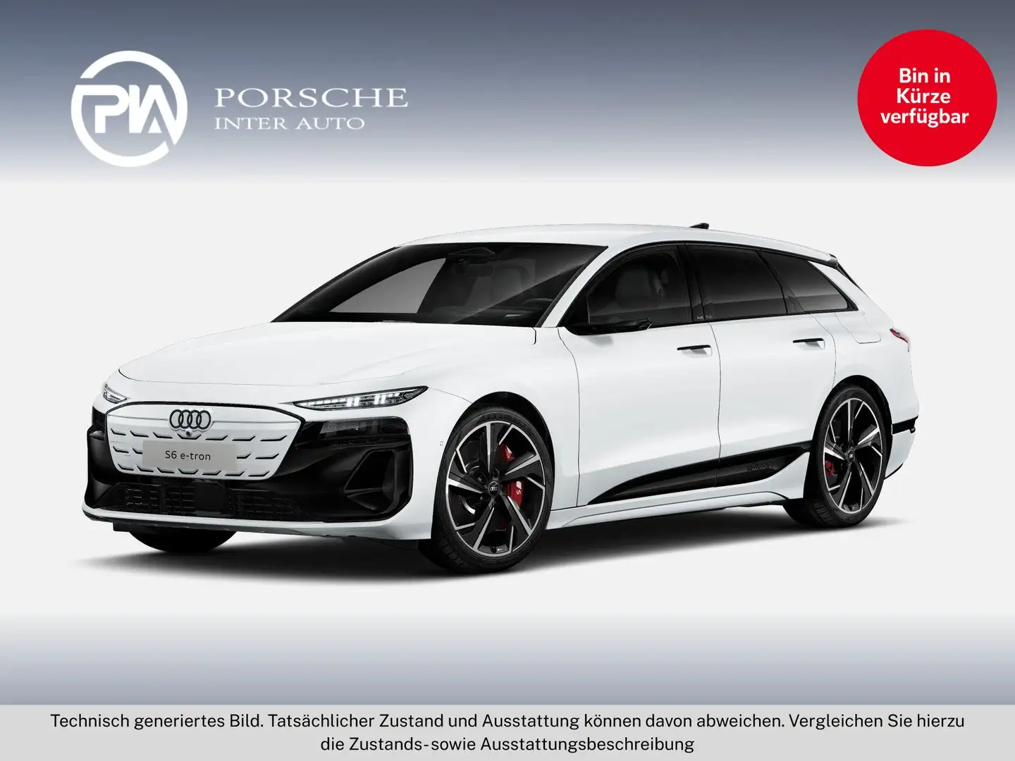 Audi S6 e-tron Weiß - 1