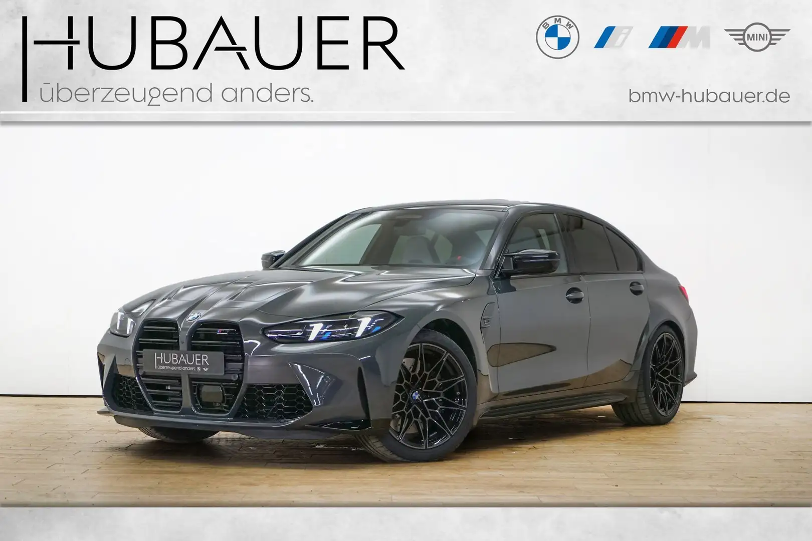 BMW M3 Competition xDrive Limousine [ACC, HUD, RFK] Šedá - 1