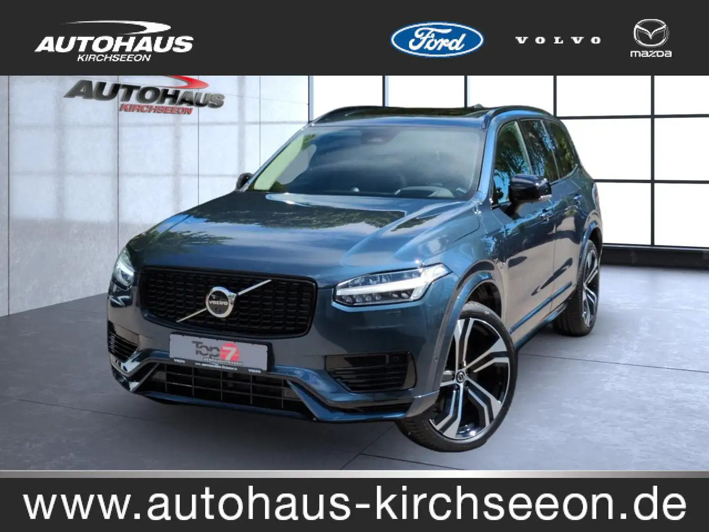Volvo XC90 T8 Recharge Ultra Dark Plug-In Hybrid AWD LED Blau - 1