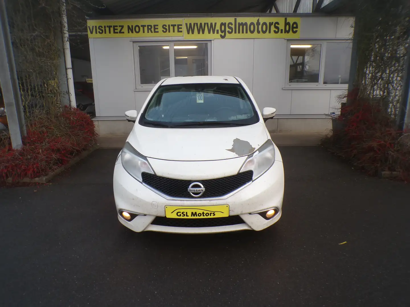 Nissan Note 1.5dCi 90cv blanc03/15 3900€ marchand Airco GPS Wit - 2