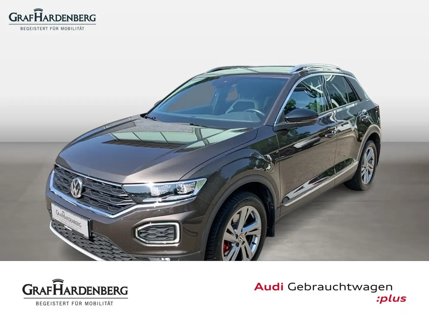 Volkswagen T-Roc Sport 4Motion TSI DSG Navi AHK LED ACC Marrón - 1