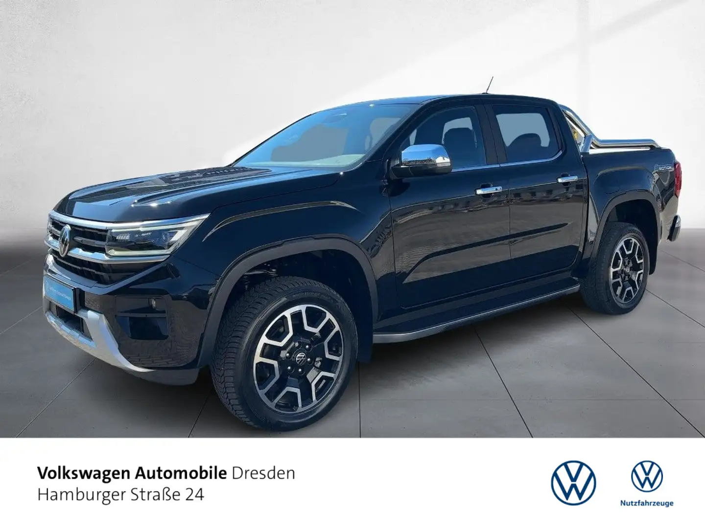 Volkswagen Amarok Style V6 TDI 4M IQ-LED NAV AHZV LEDER Schwarz - 1