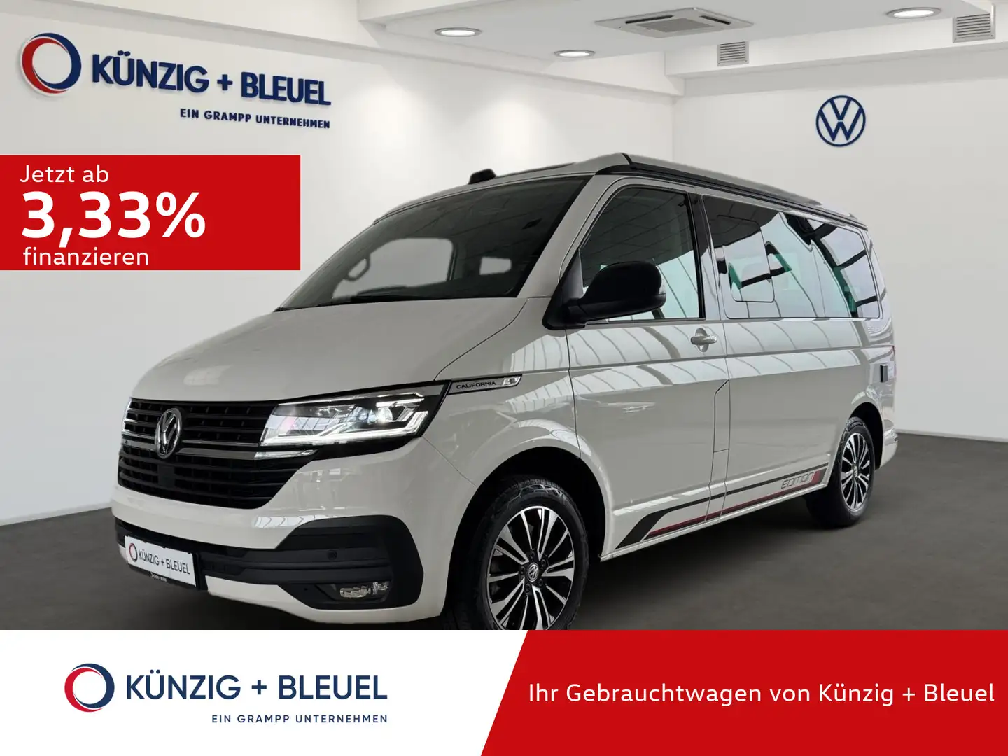 Volkswagen T6.1 California Beach Edition 2.0 TDI DSG AHK*StHz*LED*KAM*ACC Weiß - 1
