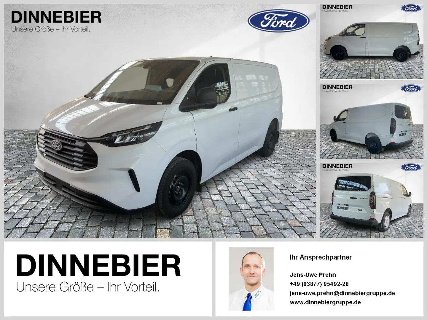Ford Transit Custom 280 L1 H1 Kasten LKW Trend 81 KW Blanco - 1