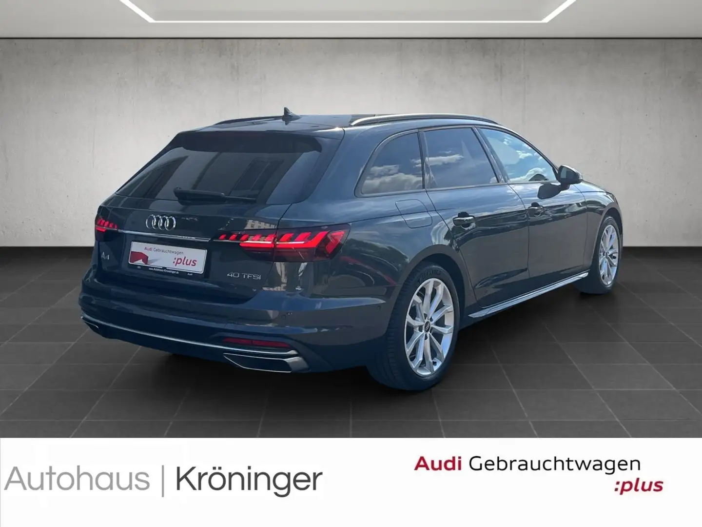 Audi A4 Avant 40 TFSI AHK Sline Navi+ LED Sound Grau - 2
