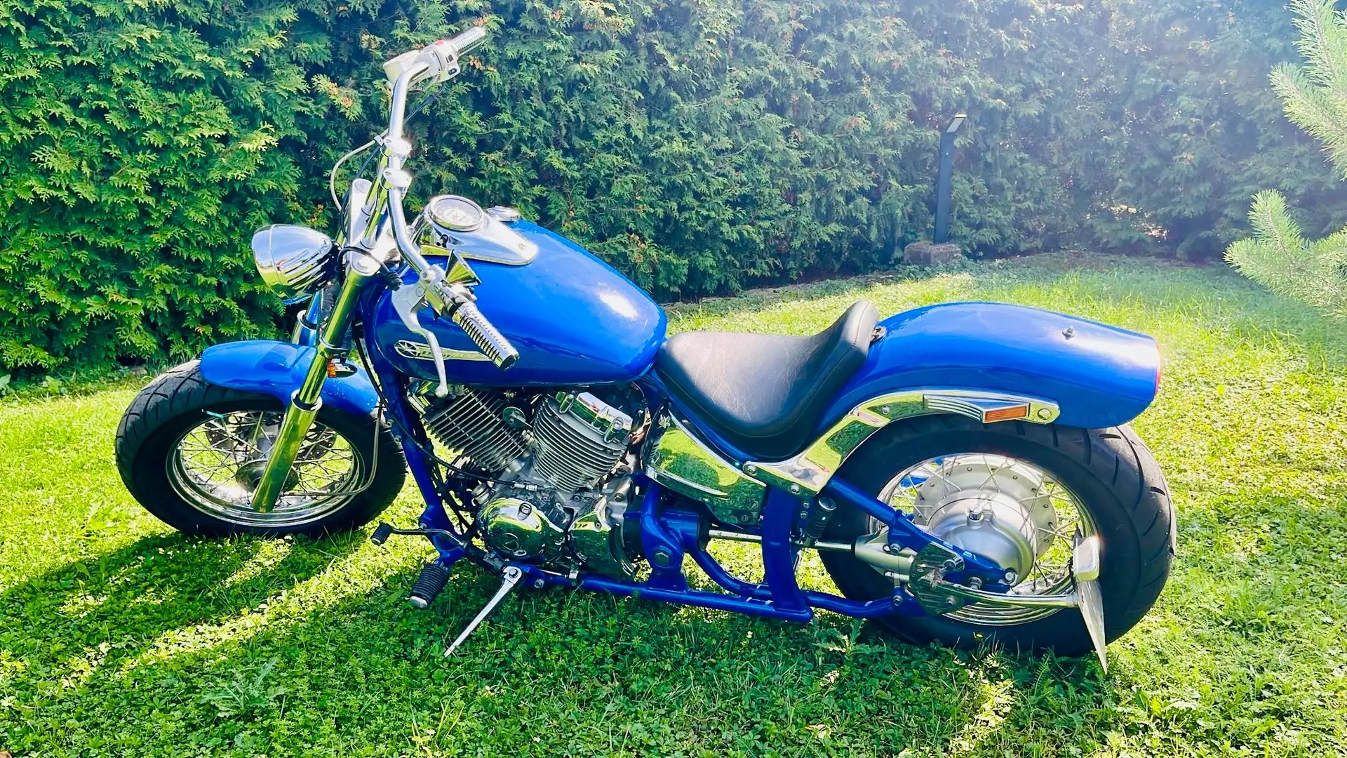 Yamaha XVS 650 DragStar Albastru - 1