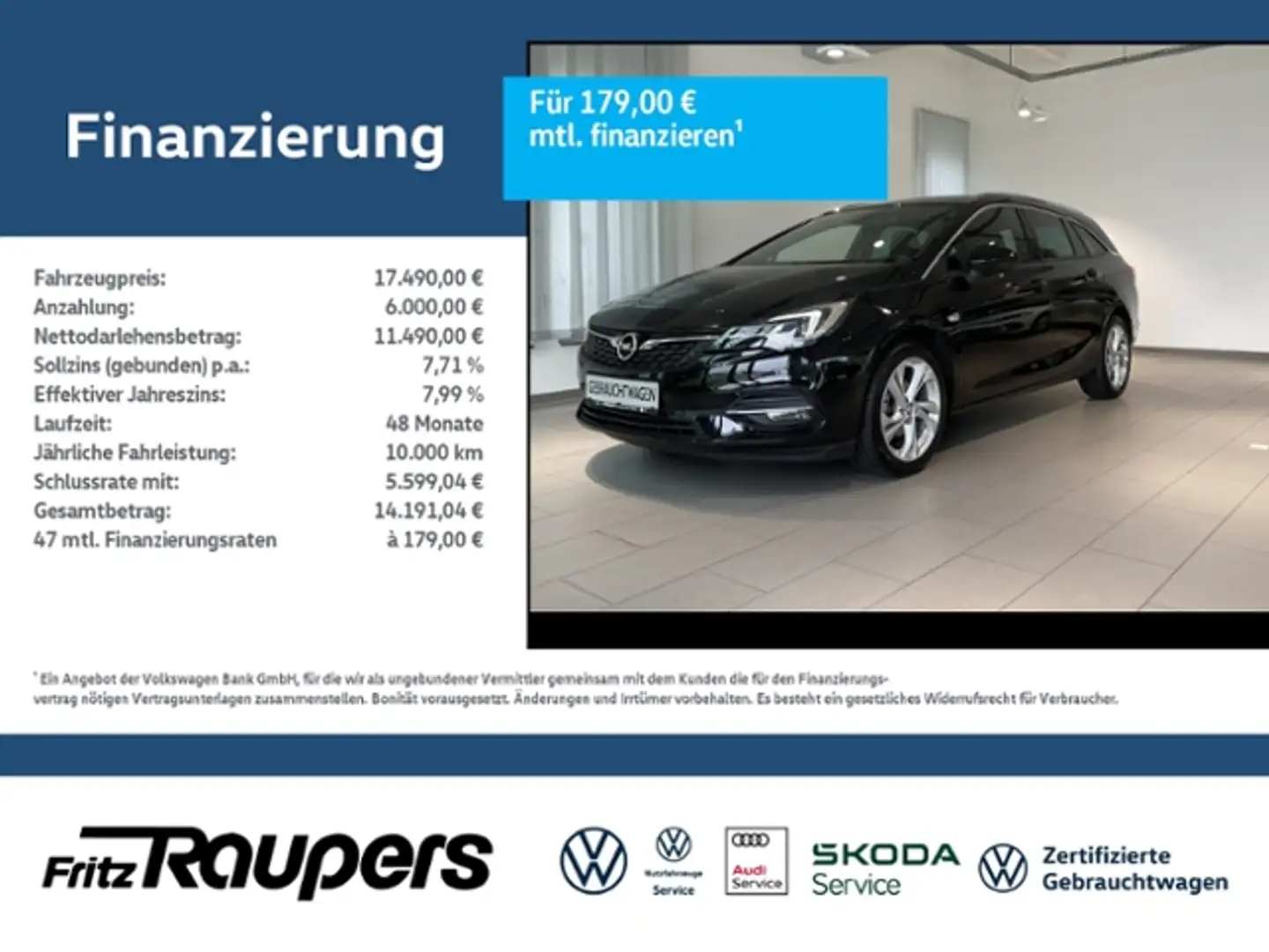 Opel Astra Kombi 1.2 GS Line +KAMERA+AHK+NAVI Schwarz - 1