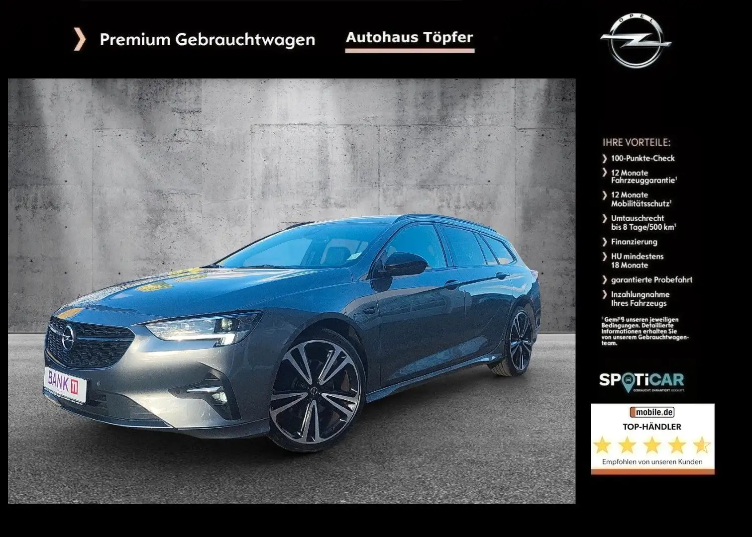 Opel Insignia B ST "GS Line Plus" Sport-Paket/20Zoll Grau - 1