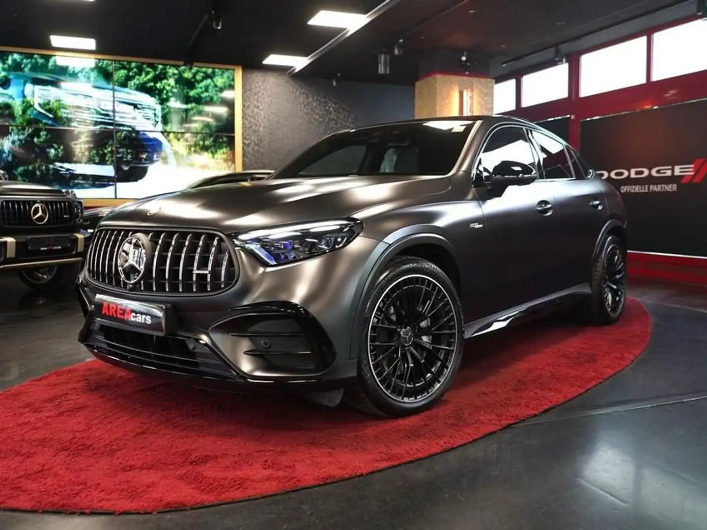 Mercedes-Benz GLC 43 AMG 4M COUPE TETTO BURMASTER LED CARBON KAMERA 360 Šedá - 2