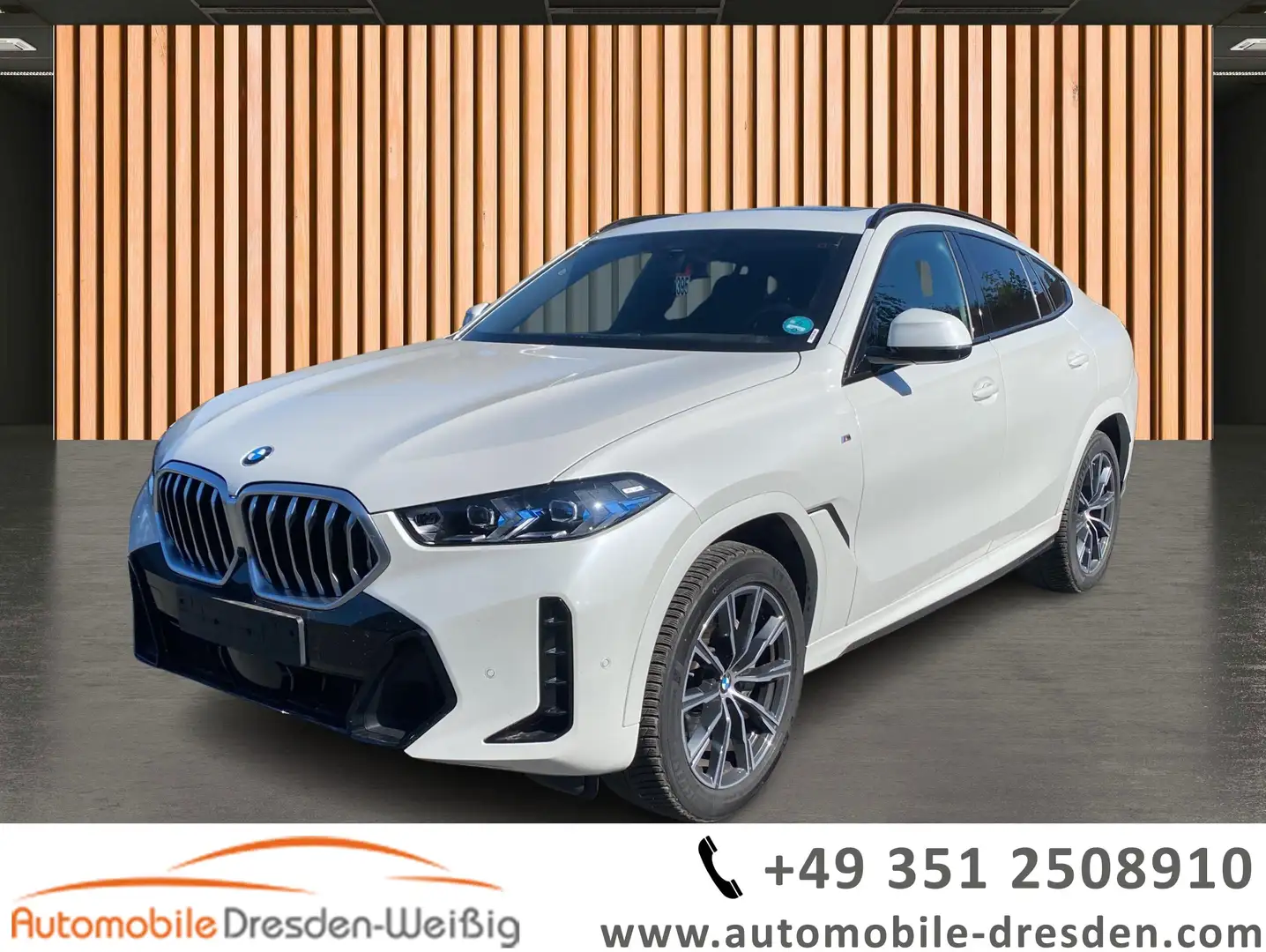 BMW X6 40 d xDrive M Sport*UPE126.000€*SkyLounge Weiß - 1