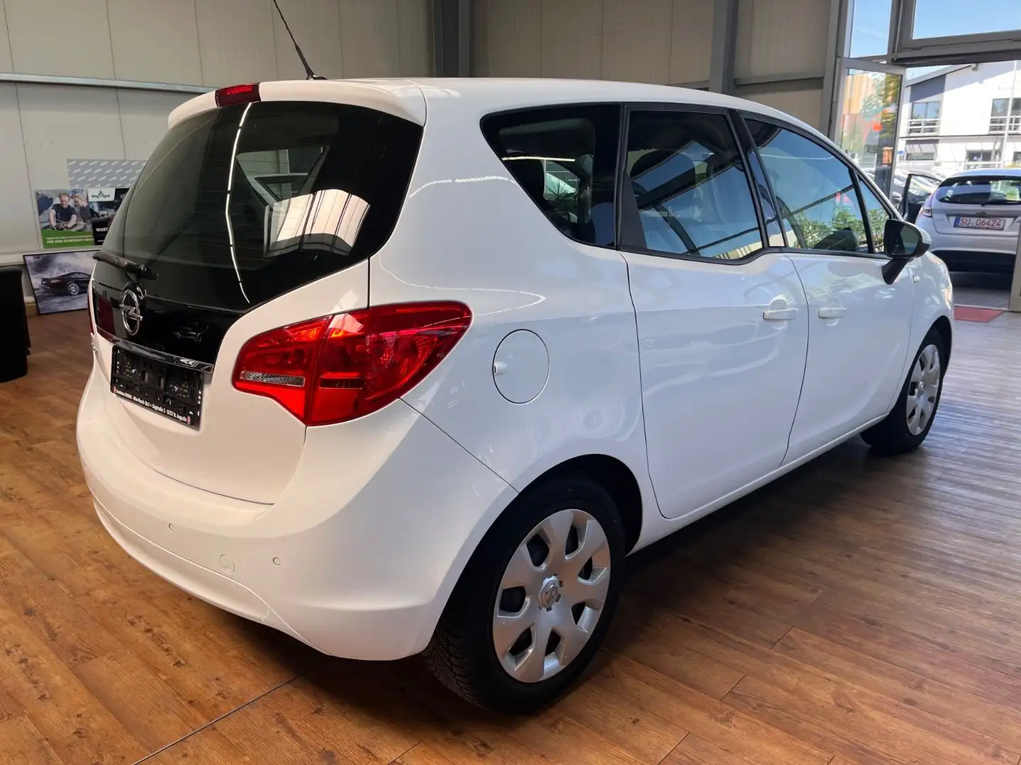 Opel Meriva B Edition 2.HAND,SCHECKHEFT,PDC-HINTEN Blanco - 2