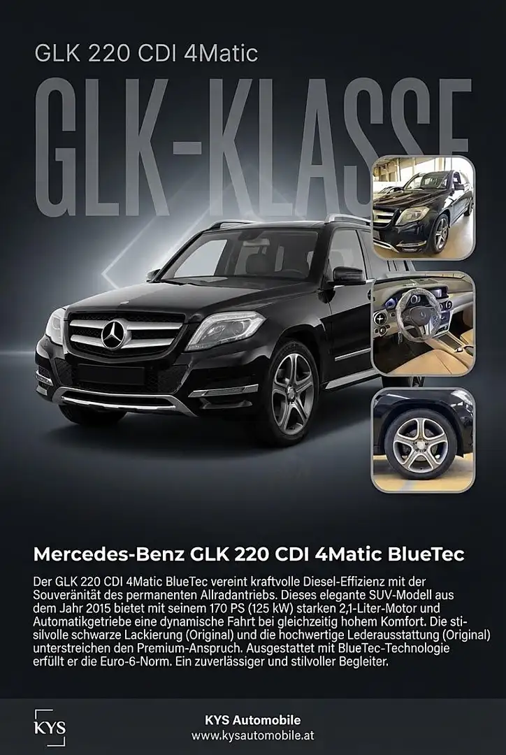 Mercedes-Benz Sonstige GLK-Klasse 220 BlueTec Schwarz - 1