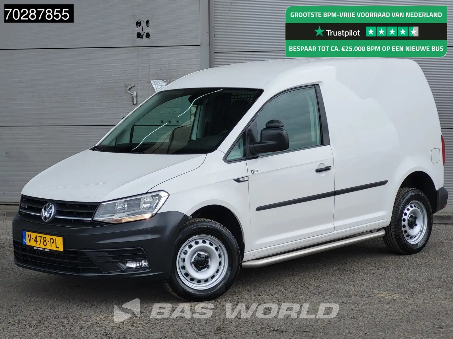 Volkswagen Caddy 122PK 4-Motion 4x4 Trekhaak Navi Airco Cruise Park Wit - 1