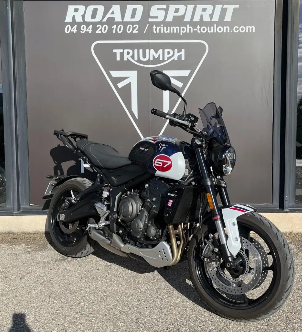 Triumph Trident 660 Blanc - 2