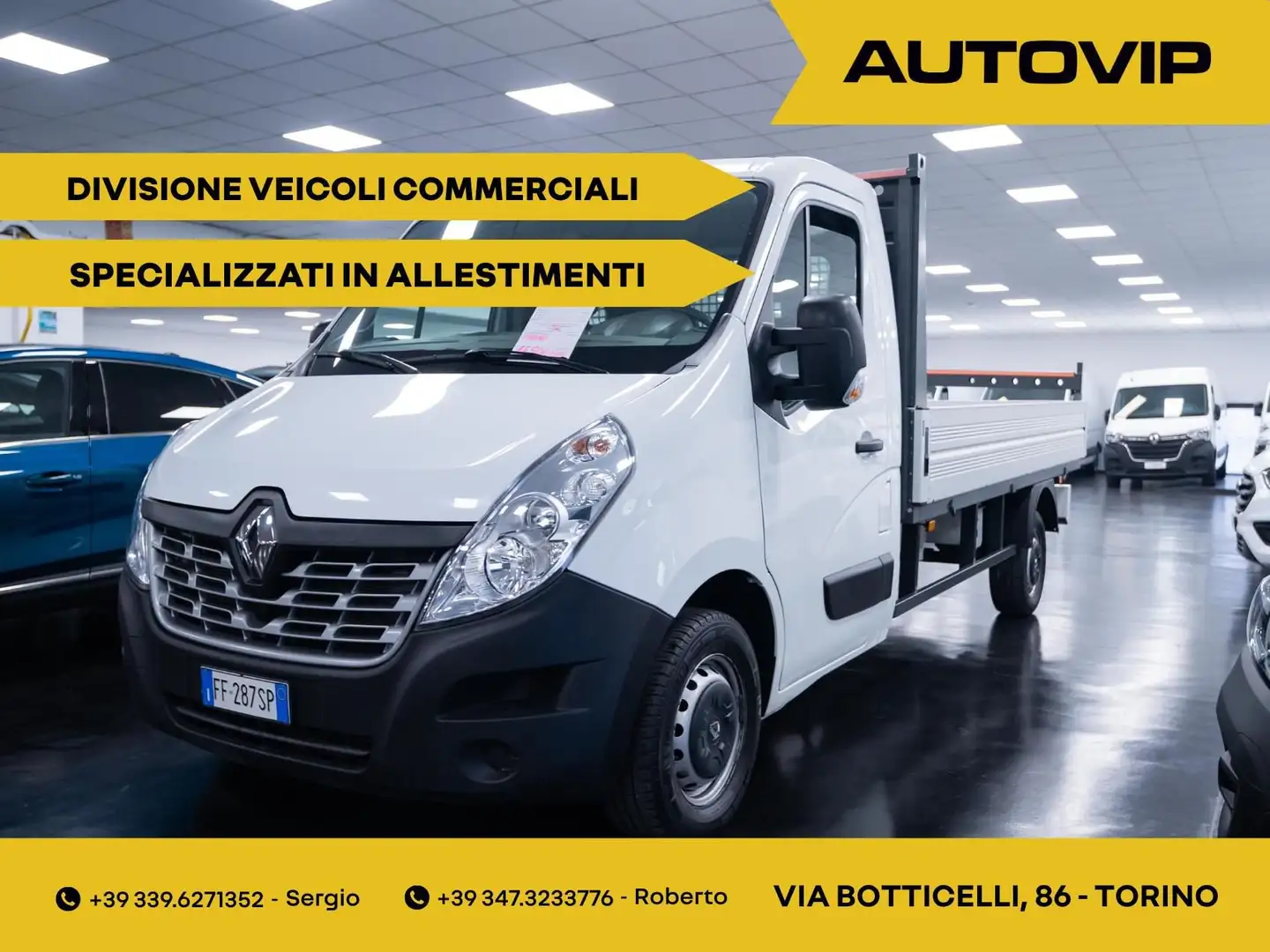 Renault Master III 35 FWD E5 2014 T35 2.3 dci 125cv L3 E5b+ CASS Bianco - 1