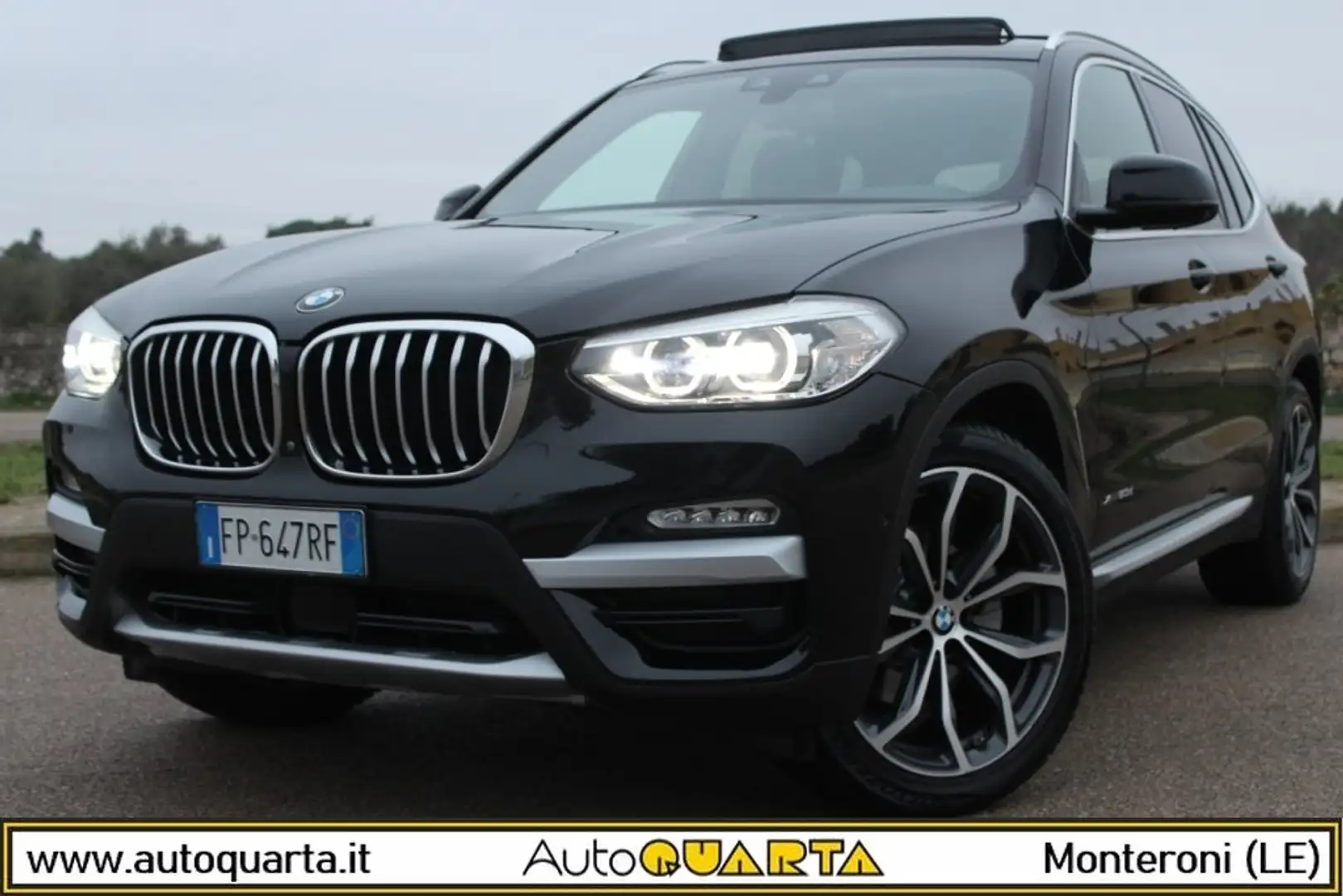 BMW X3 xdrive 20d XLine *TETTO *360 CAMERA *LUCI AMBIENTE Nero - 1