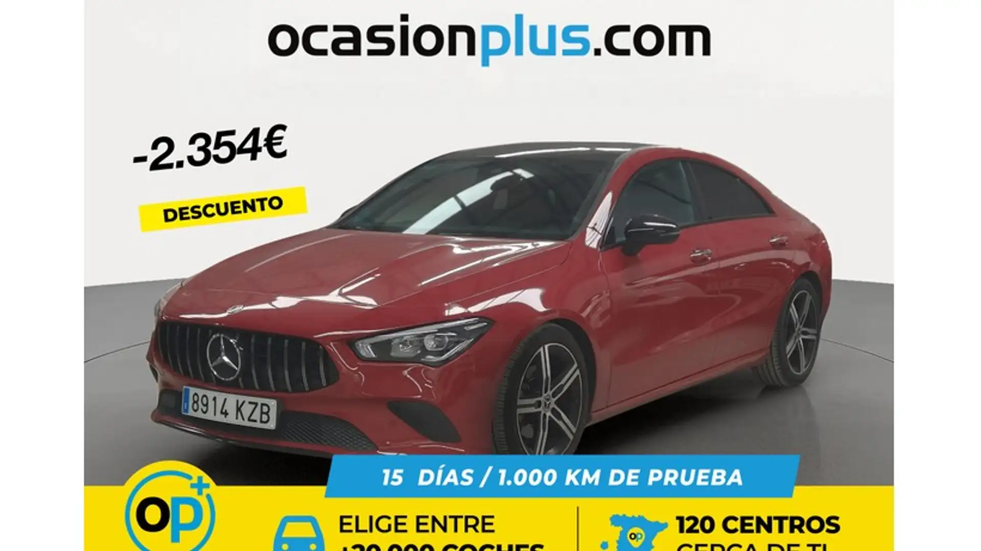 Mercedes-Benz CLA 200 7G-DCT Rojo - 1