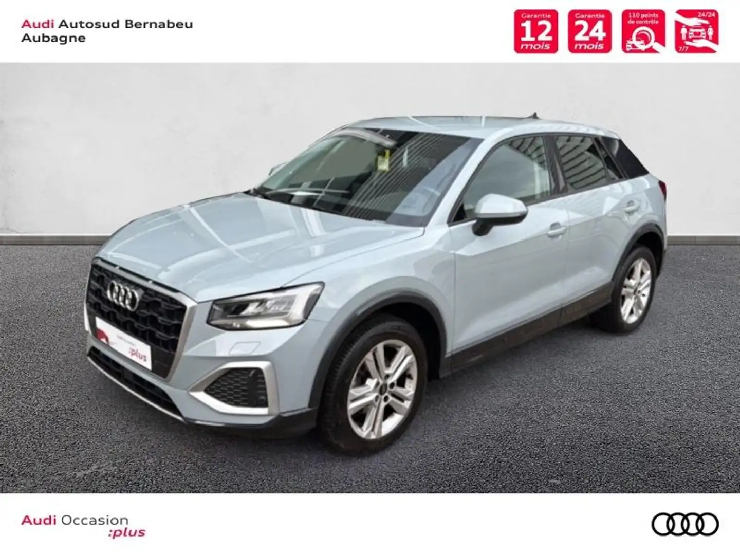 Audi Q2 35 TFSI 150ch Business line S tronic 7 Gris - 1