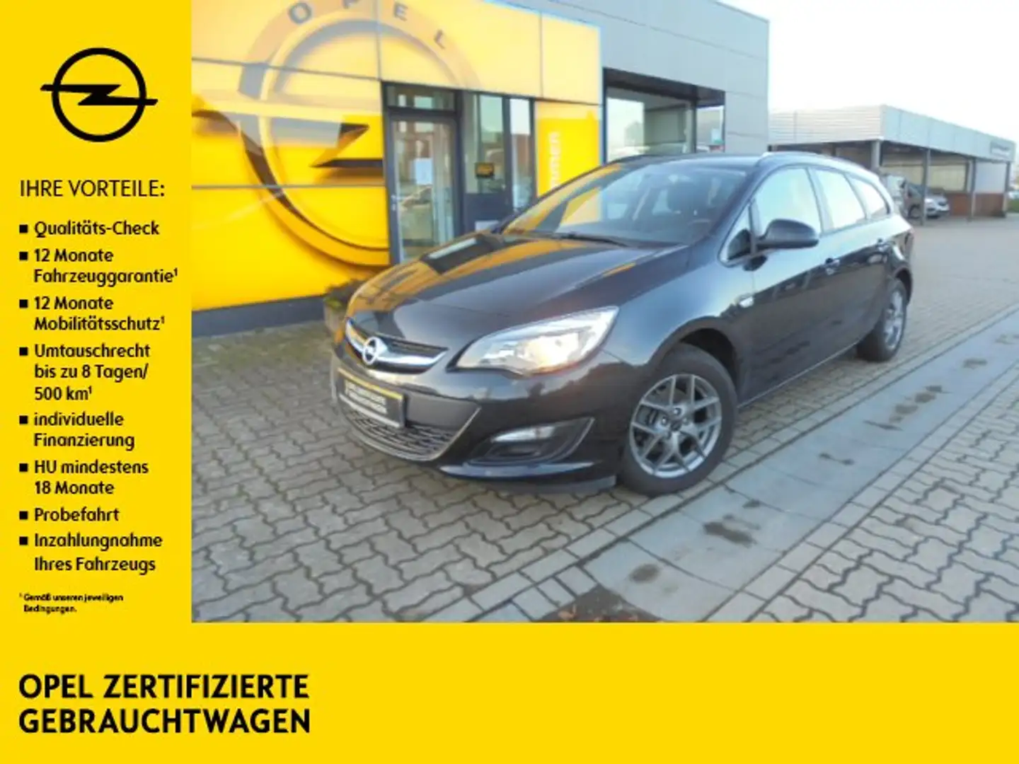 Opel Astra 1.4 Sports Tourer Selection Klima/Radio-CD/AHK Czarny - 1