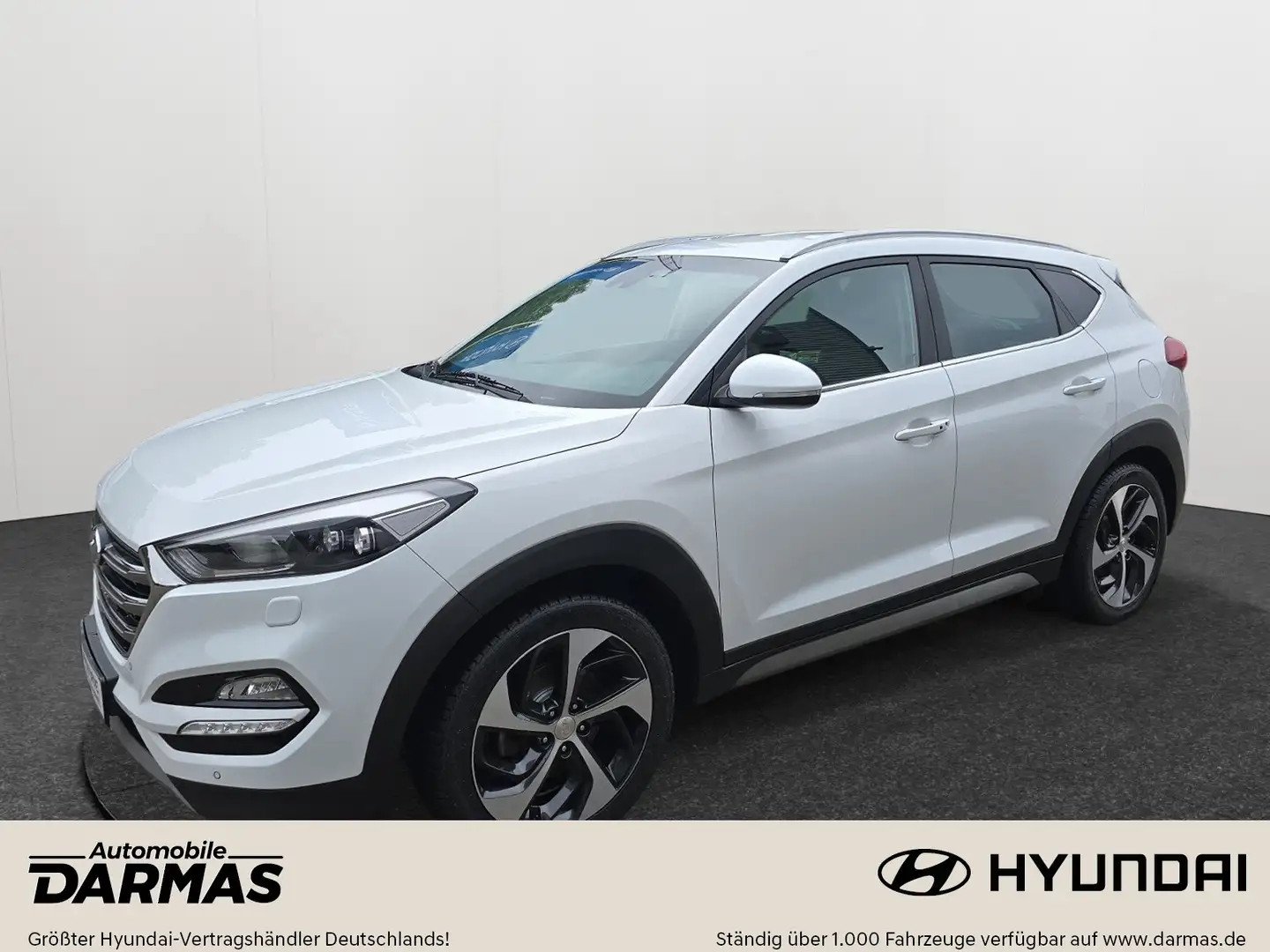 Hyundai TUCSON Tucson 1.6 T-GDI Premium Navi elek. Hecklappe Blanc - 1