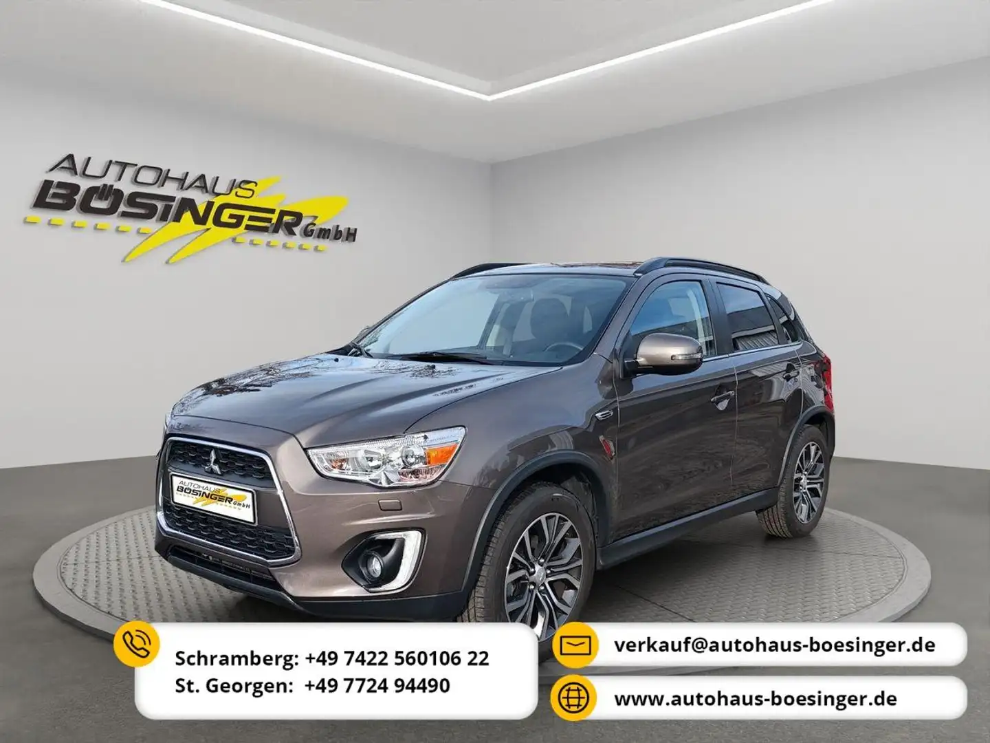 Mitsubishi ASX DiamantEdition 2WD 1.6 Kam/SHZ/Keyless/8Fach Brun - 1