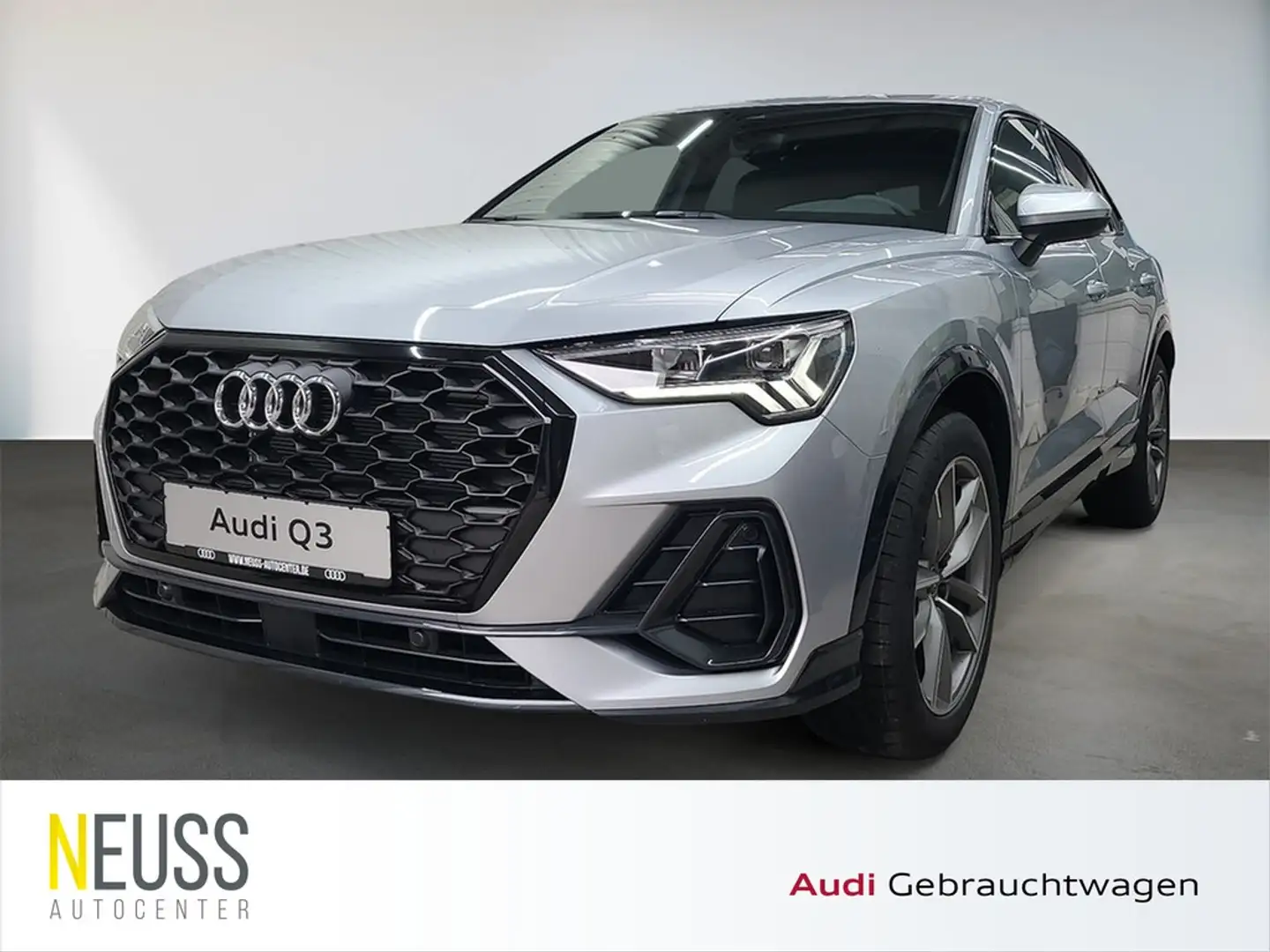 Audi Q3 Sportback 35 TFSI S line ACC+RFK+BLACK+PRIVACY Silber - 1