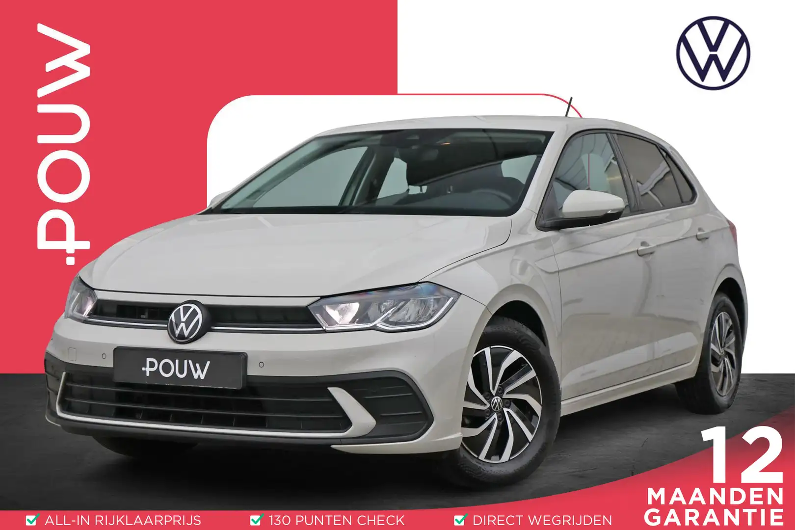 Volkswagen Polo 1.0 TSI 95pk Life | App Connect | Achteruitrijcame Gris - 1