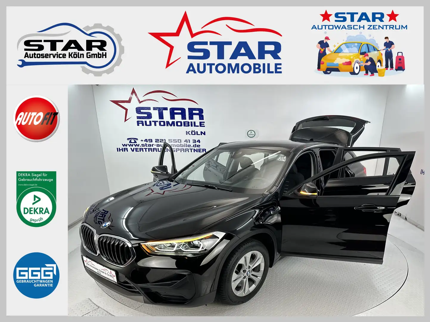 BMW X1 X1 xDrive 25 e Advantage Hybrid 160KW*Advantage*E6 Schwarz - 1