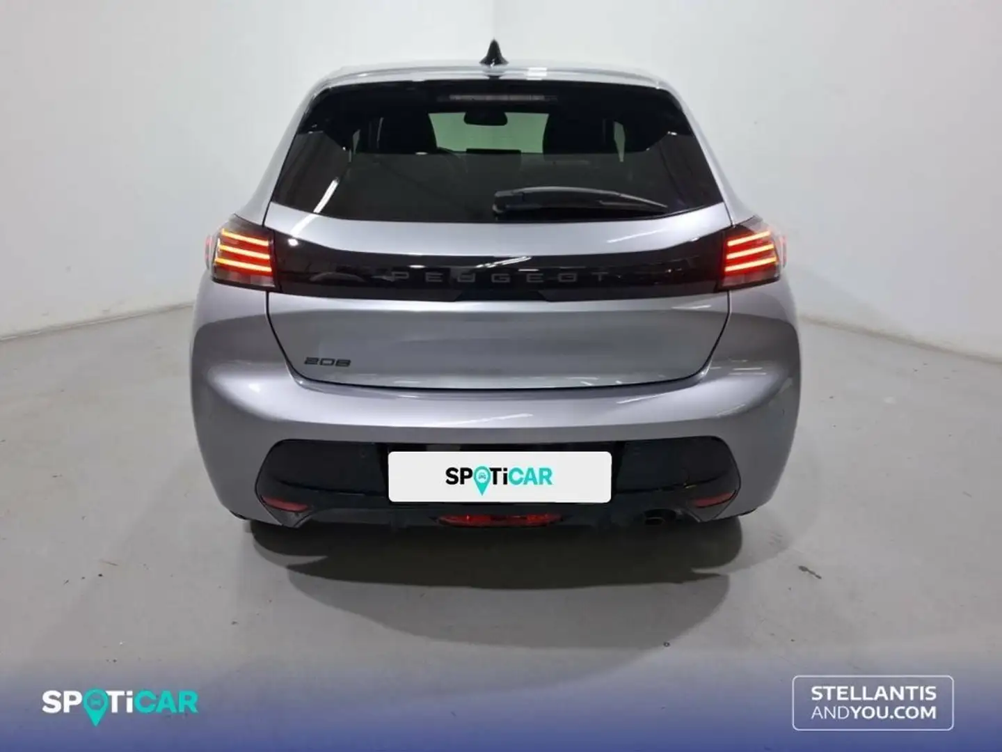 Peugeot 208 Puretech 100 Allure Gris - 1